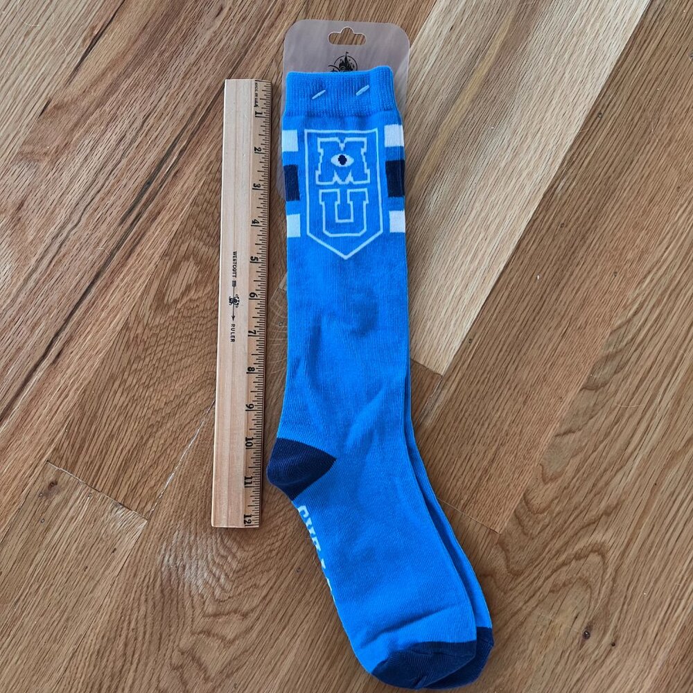 NWT Disney Parks Monsters University Socks - Blue